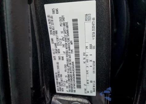 2017 Ford Escape Se from USA, damaged, VIN 1FMCU0GD8HUE00205